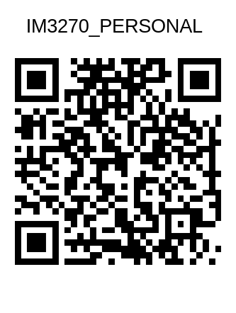 Scan to pay $19 for IM3270 Personal License via PayPal